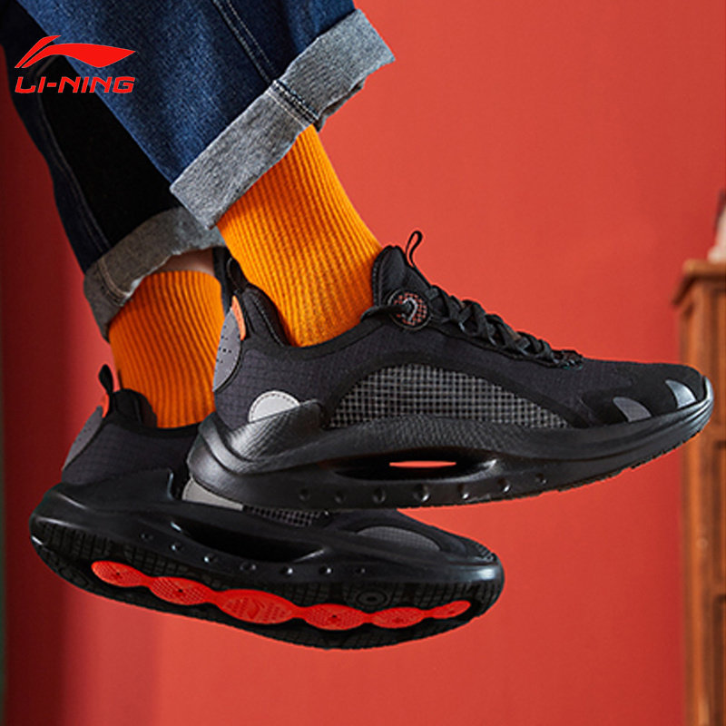 李宁跑步男子2021秋季新款天启透气舒适减震跑步鞋