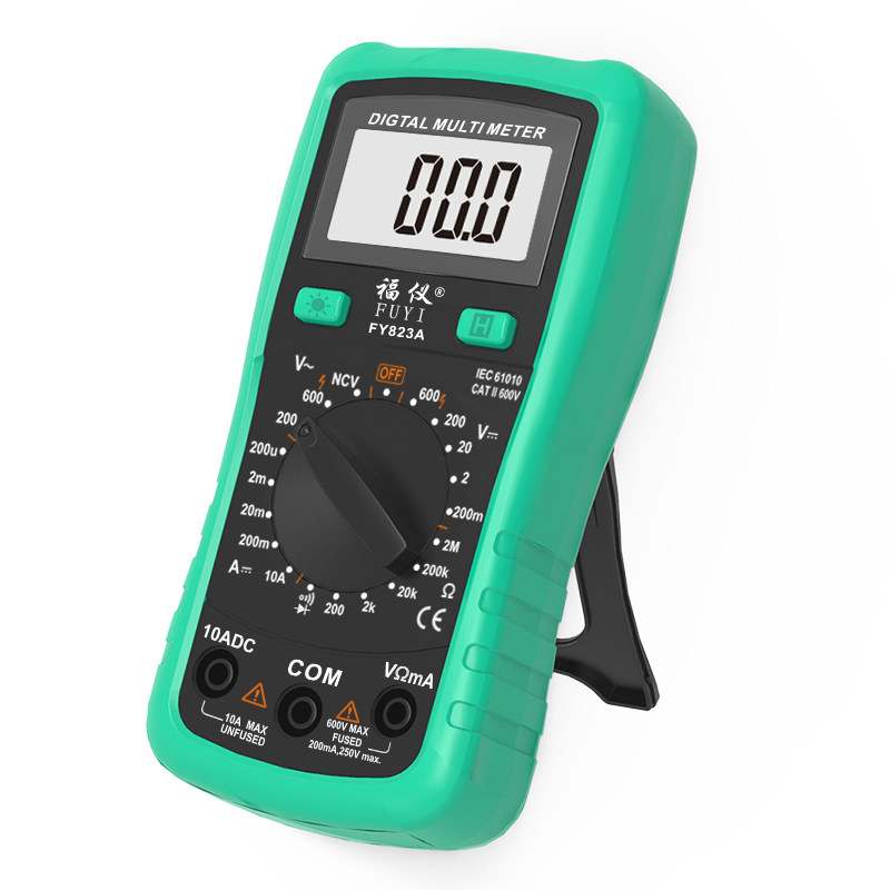 数显万用表fy823a高精度背光小型袖珍防烧数字万用表