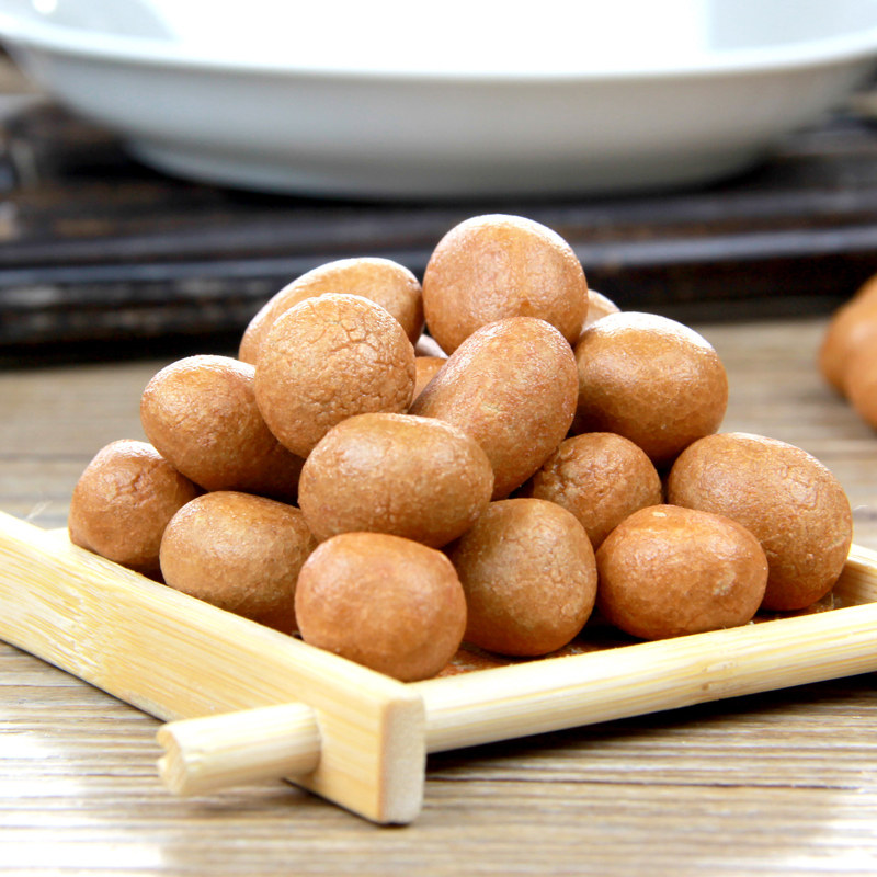 鱼皮花生鹭珍厦门小时候豆鱼皮豆怀旧零食免邮花生