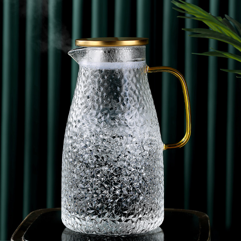 冷水水壶玻璃凉水水杯耐高温家用大容量套装耐热冷水壶