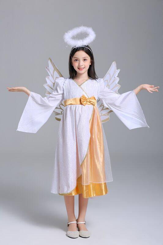 万圣儿童服装女童幼儿园天使精灵套装仙女公主化装舞会儿童演出服