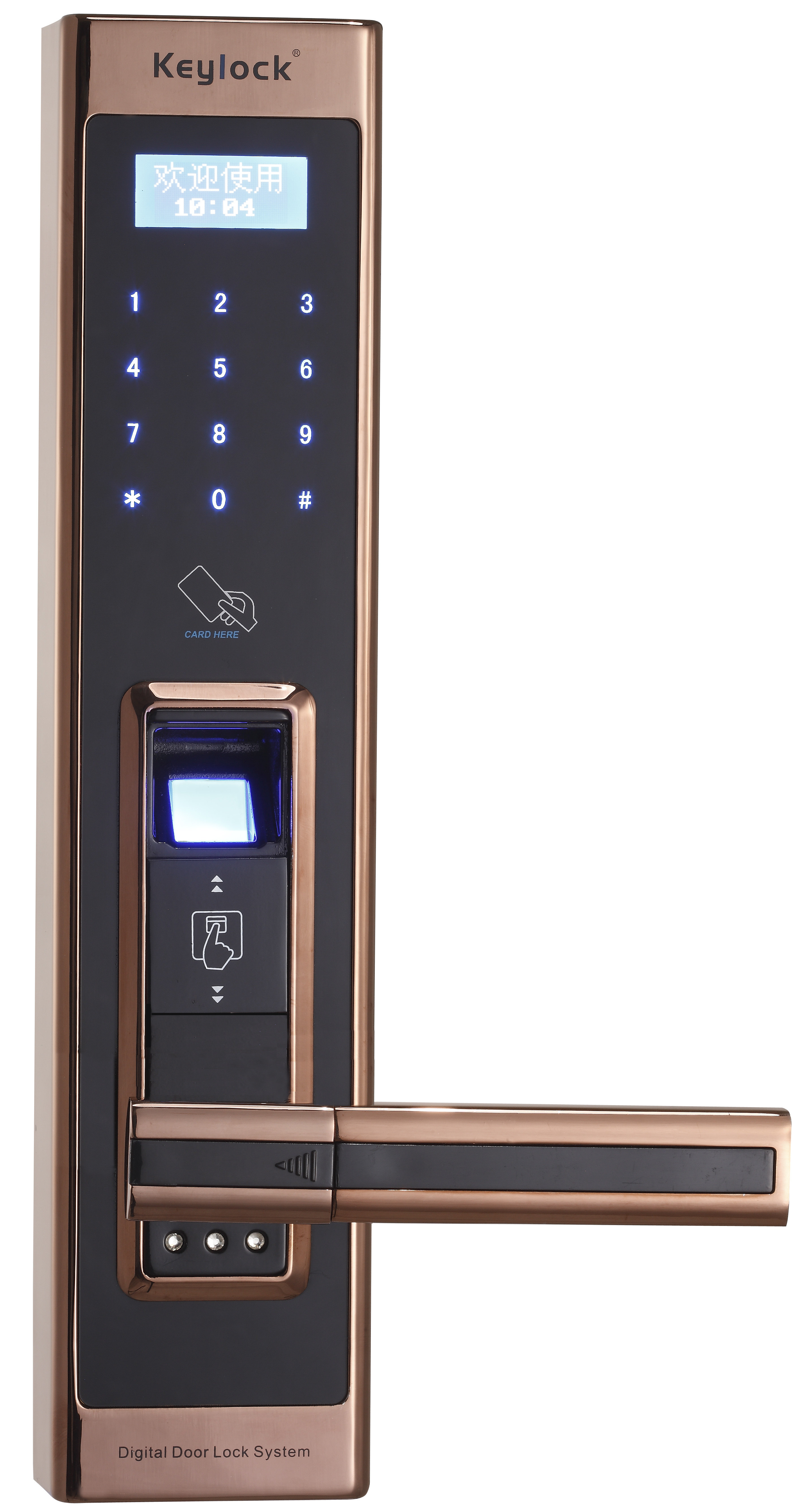 keylock第吉尔指纹型号不含锁体智能门锁