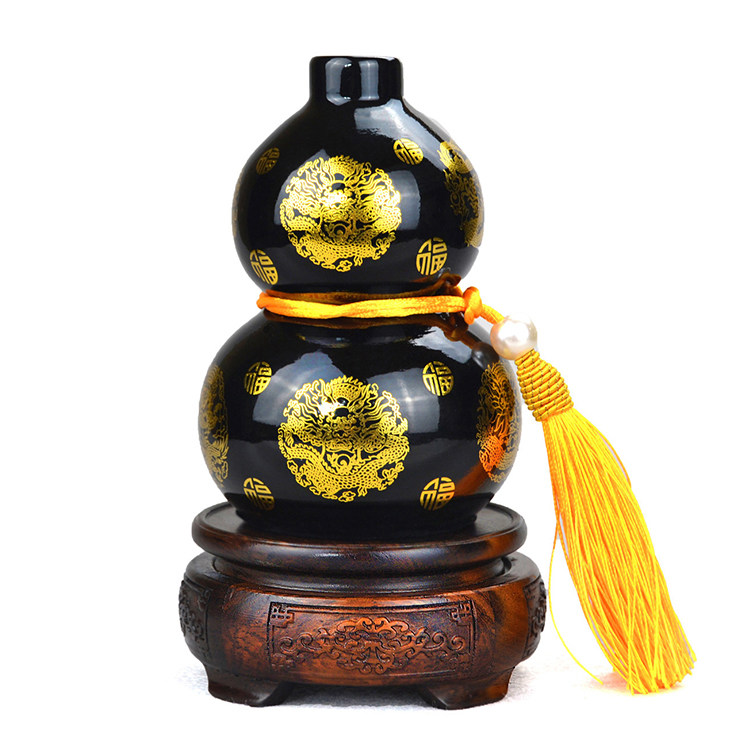 泰山玉葫芦摆件风水招财保平安辟邪镇宅旺事业摆设风水装饰玉葫芦