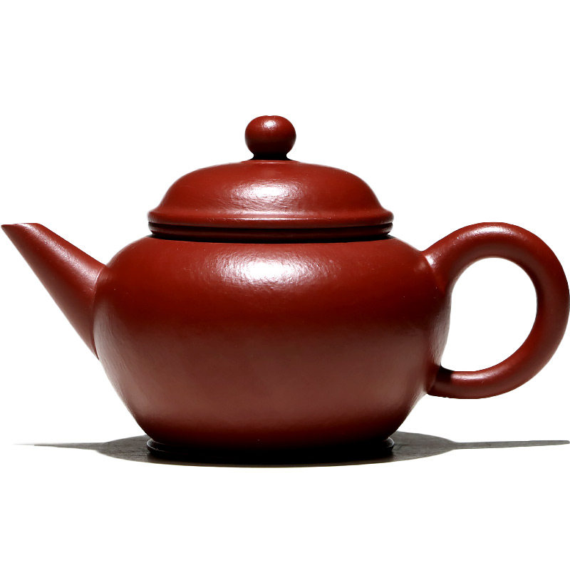 畅陶宜兴原矿紫砂壶黄美萍手工泡茶茶壶贵妃朱泥茶壶