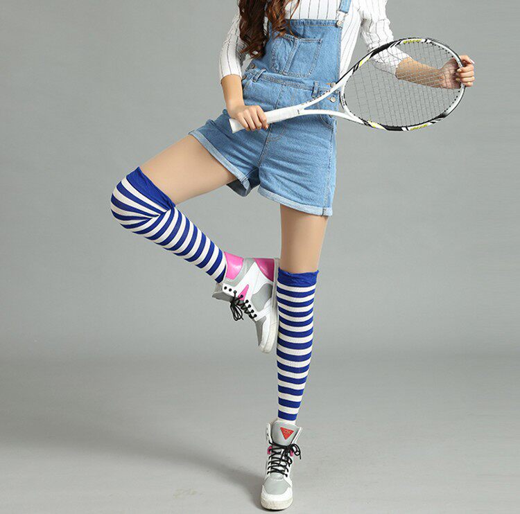 筒袜儿童条纹长腿学生高筒袜公主花花边长筒公主儿童袜子(0-16岁)