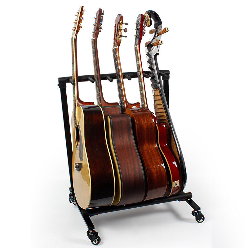 flanger可移动吉他架多把5排民谣木电吉他琵琶多头组落地立式支架