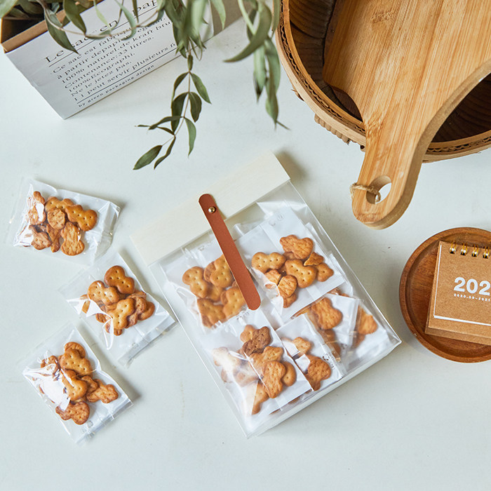 ins网红食品包装礼袋烘焙雪花酥曲奇饼干pp袋牛轧糖果零食自封袋