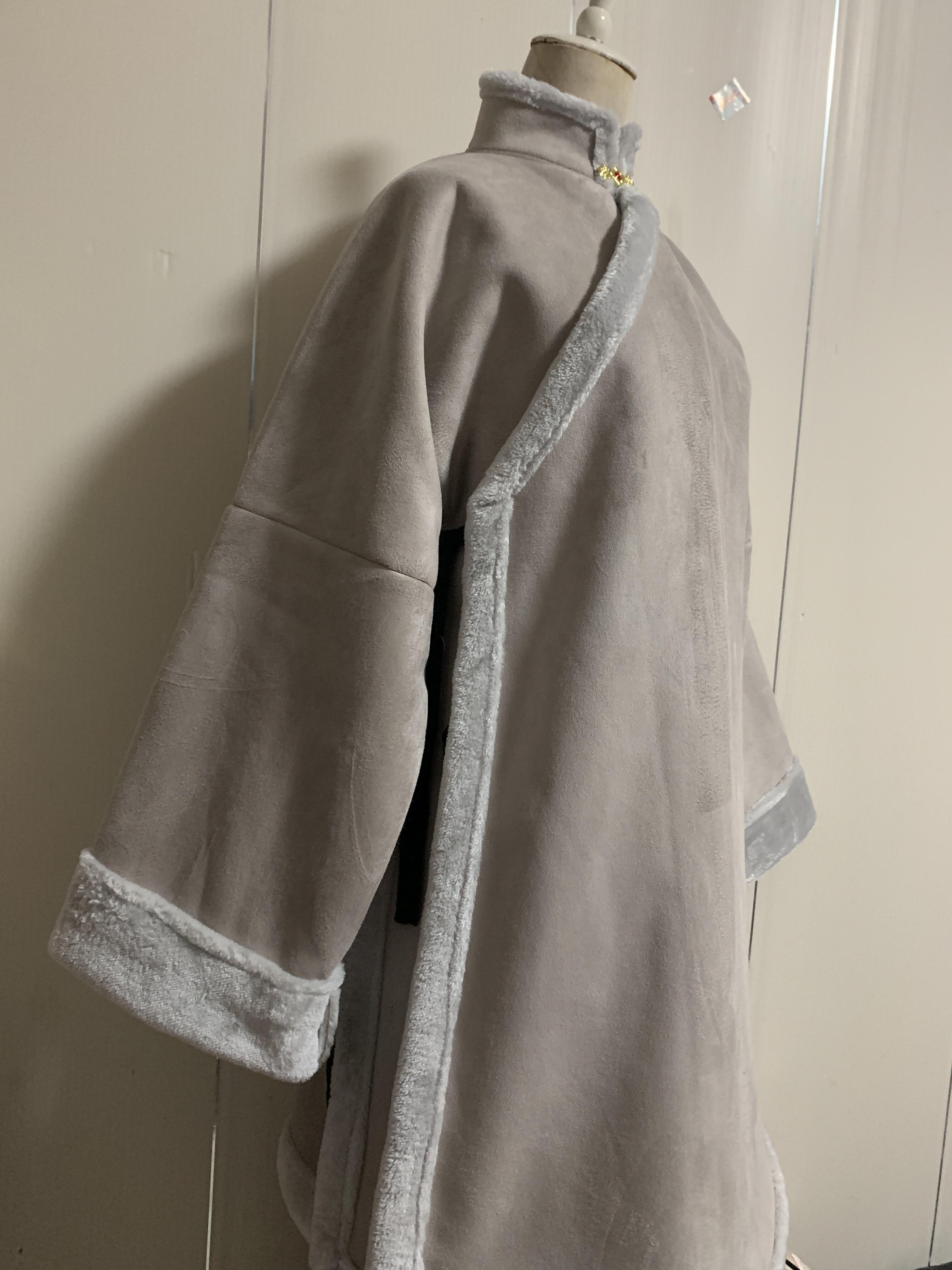 加厚冬款汉服斗篷明制立领斜襟交领大氅氅衣汉服