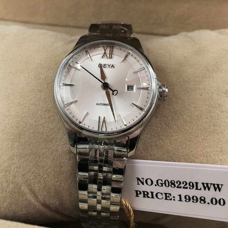 新款geya格雅手表防水男表自动自动机机械表8229国产腕表
