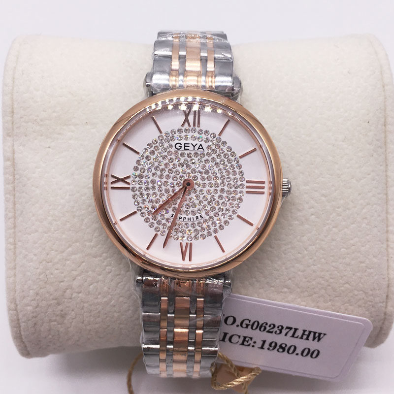腕表新款geya格雅手表女表石英表满天星时尚6237国产腕表