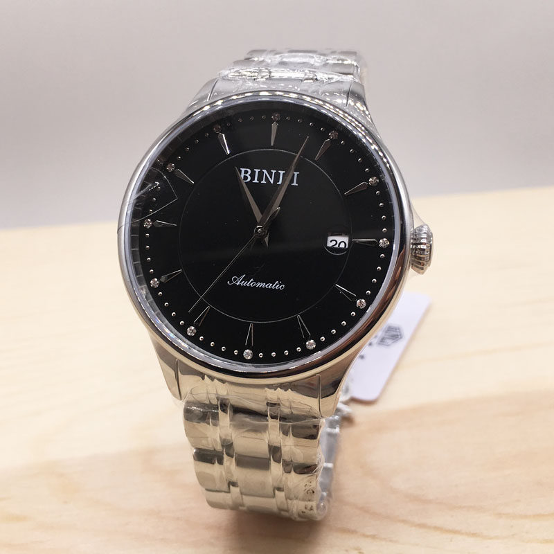 宾利手表男表商务钢带男士全自动机械表国产腕表