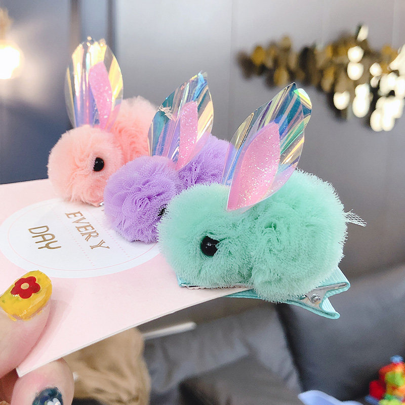 可爱立体韩版小兔子发夹儿童发饰宝宝头夹女童发饰