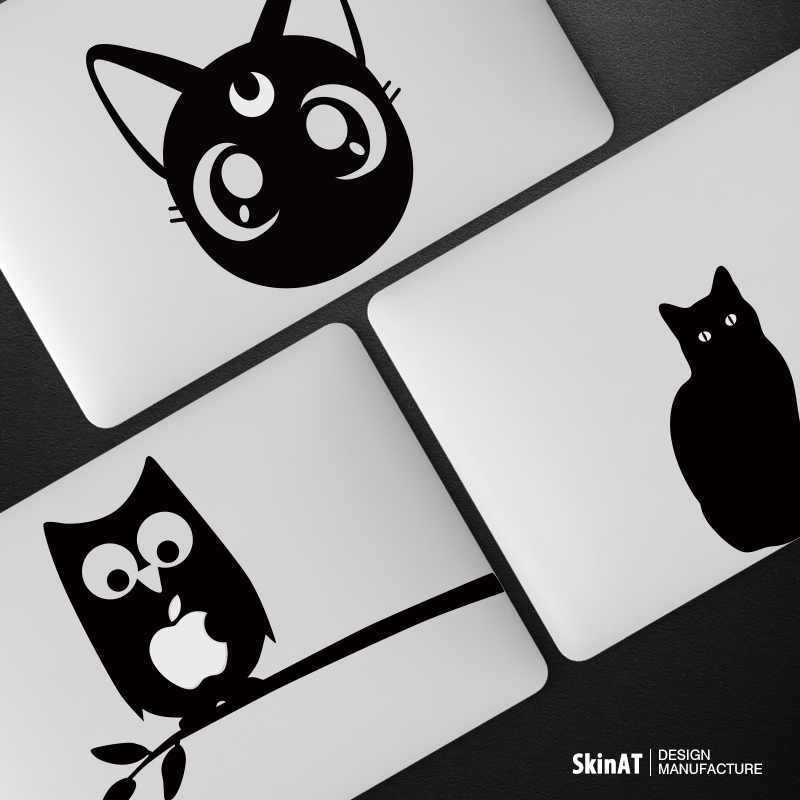 skinat适用于苹果笔记本个性贴纸macbookairpro局部笔记本炫彩贴