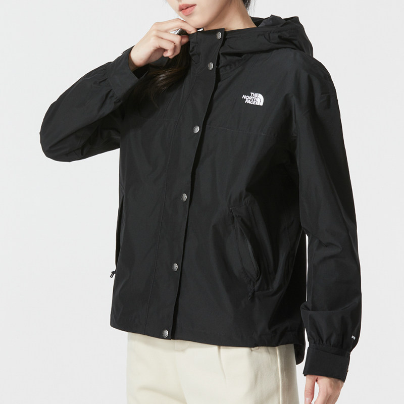 thenorthface北面单层冲锋衣女2023秋冬新款户外运动防水冲锋衣