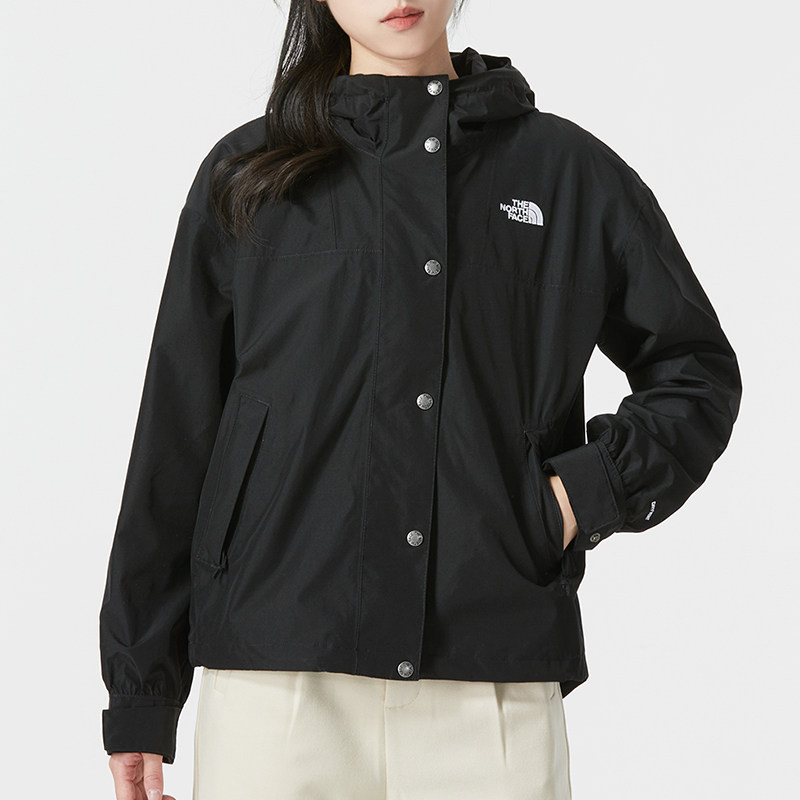 thenorthface北面单层冲锋衣女2023秋冬新款户外运动防水冲锋衣