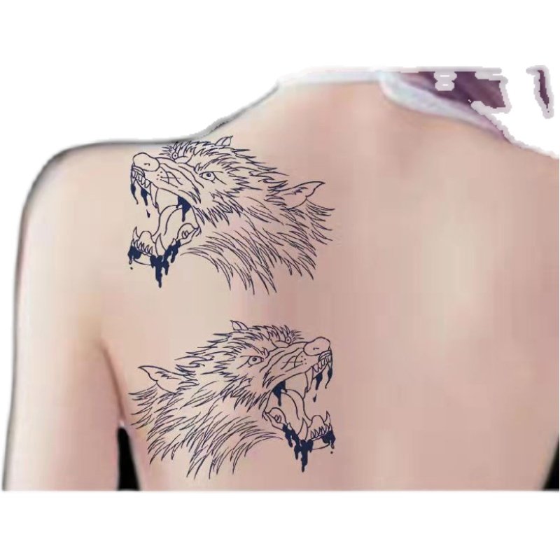 草本果汁半永久浪花手环男女防水纹身臂环刹车身体彩妆