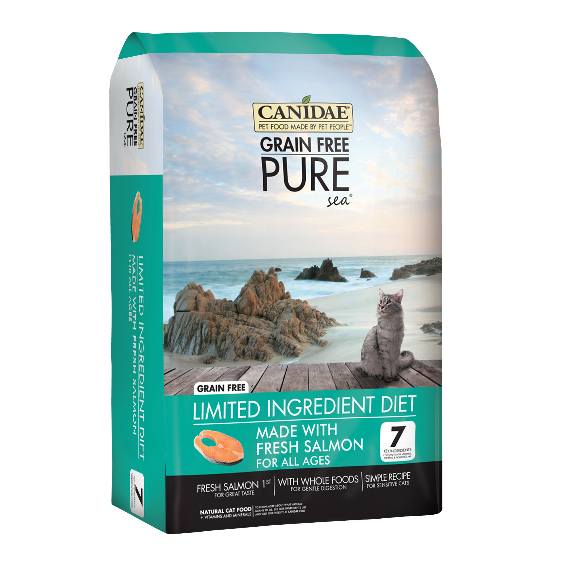 卡比无谷鸡肉三文鱼主粮增肥发腮10磅全年龄天然猫粮 - 大菠萝宠物