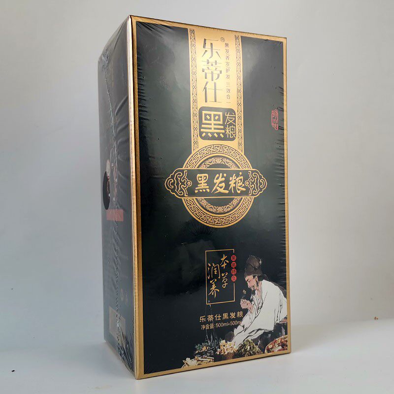 乐蒂仕黑夫人白转黑茶香黑发发乳清水染发不沾彩染