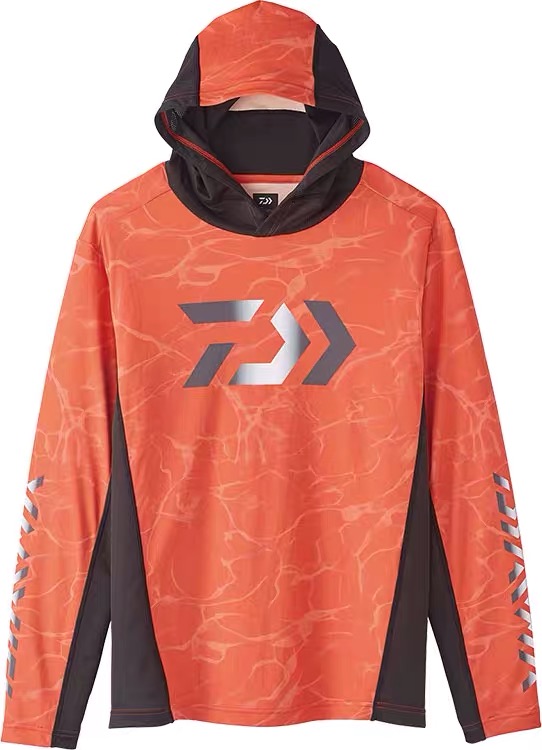 DAIWA达瓦 20新款 DE-37009 吸水速干 连帽长袖防晒 钓鱼服