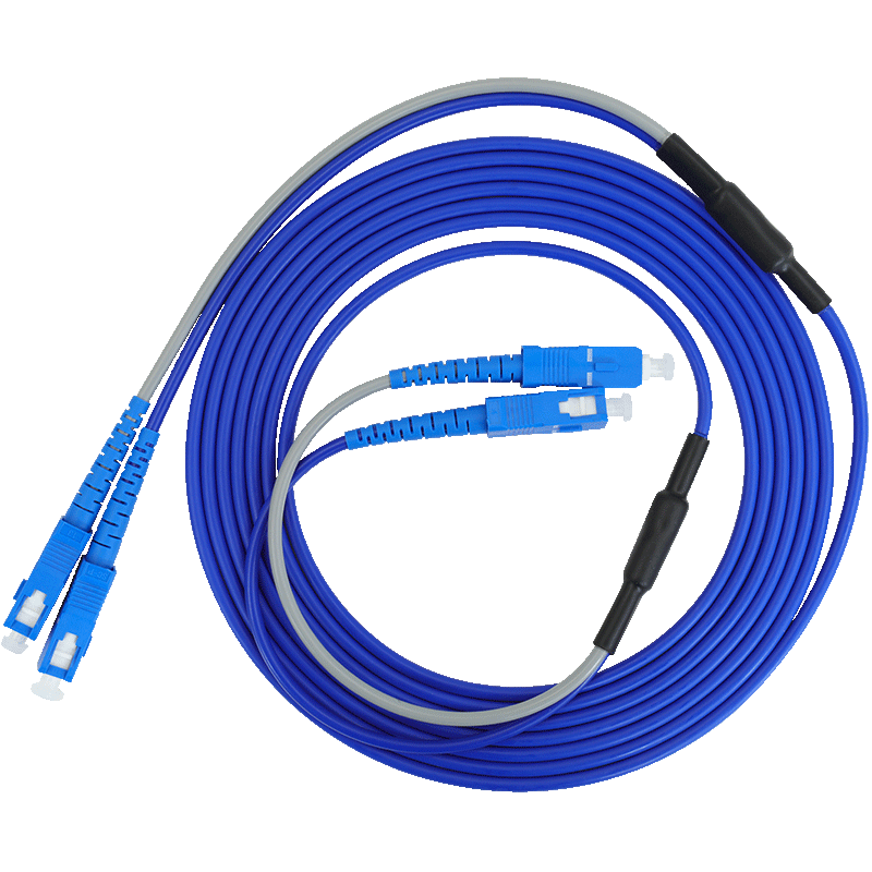 光纤电信fcfcscsc防鼠防折到户铠装连接线加长光纤跳线