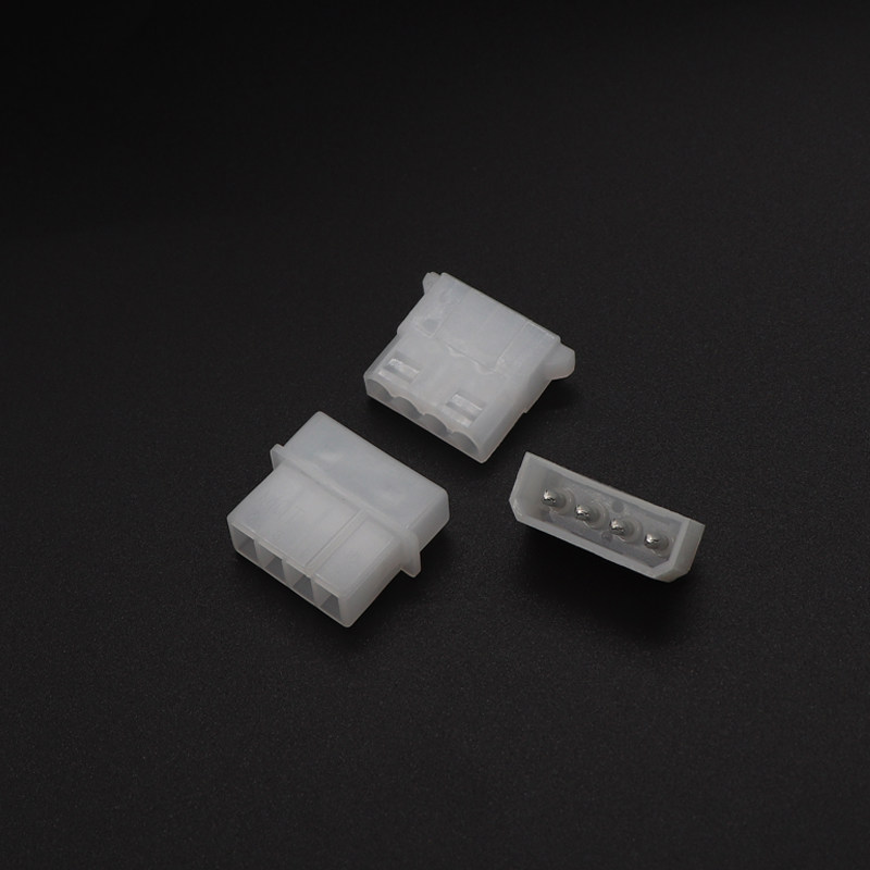 4p公壳母壳接插端子电源接插件连接器连接器