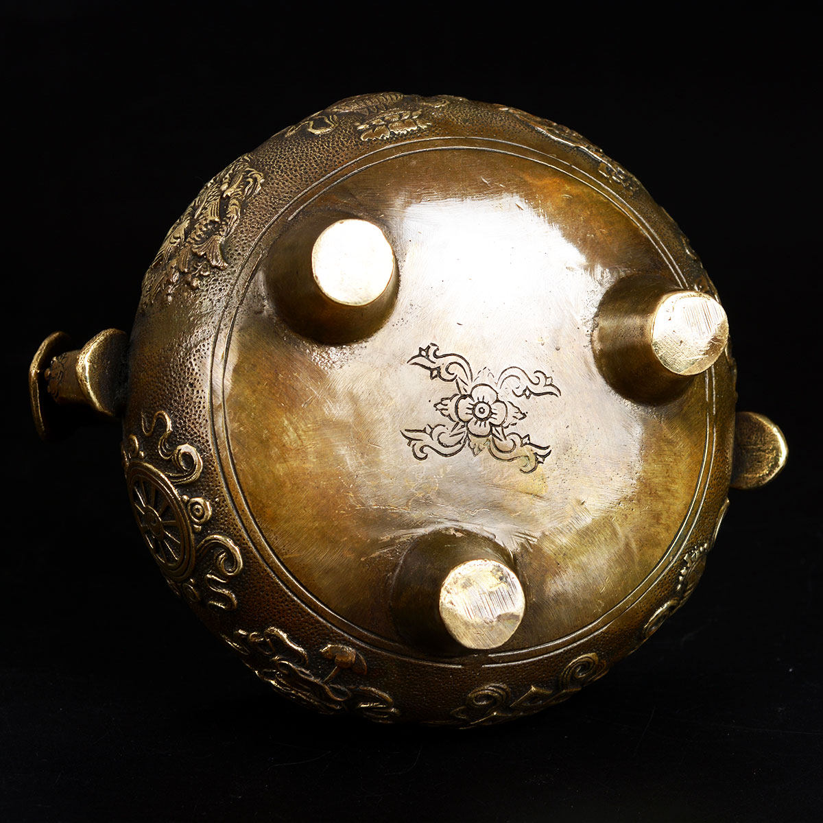 卓弘八宝香炉香道用具用品香薰炉线盘香檀香香薰炉