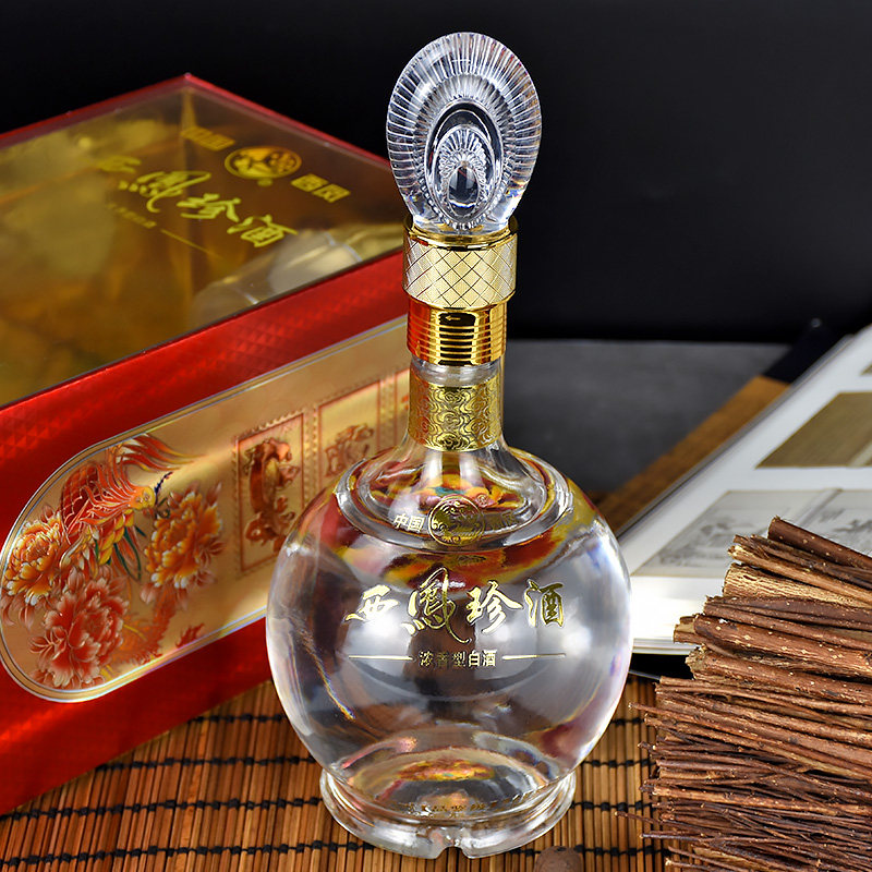 陕西西凤酒珍酒品鉴52度浓香型纯粮食国产白酒整箱6瓶礼盒装正品