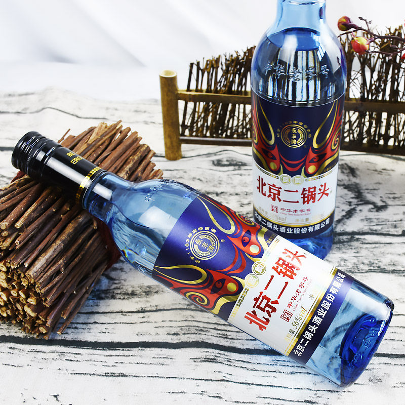 北京锅头56度永丰牌蓝韵清香型国产国产白酒