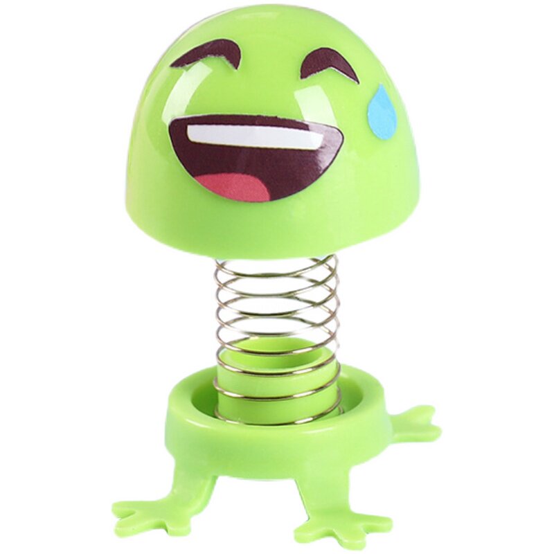 幼儿园小学玩具拼装弹簧小人摆件卡通表情扭蛋创意礼盒