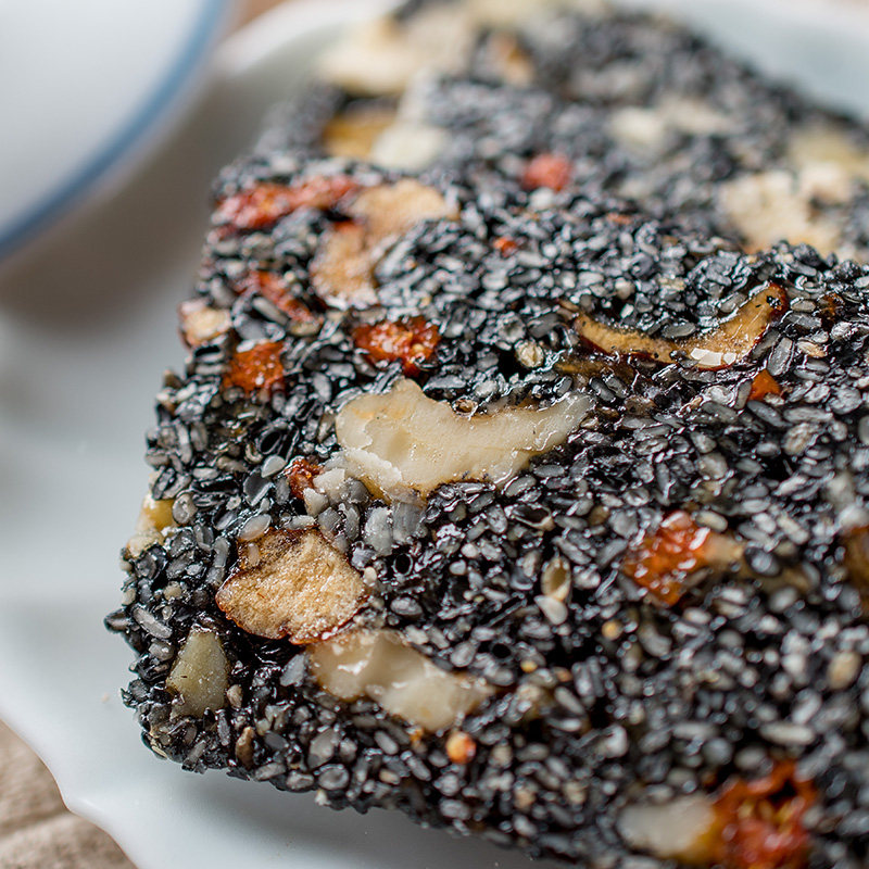 核桃仁枸杞芝麻营养糕膏纯工手切糕500g零食糕点传统糕点