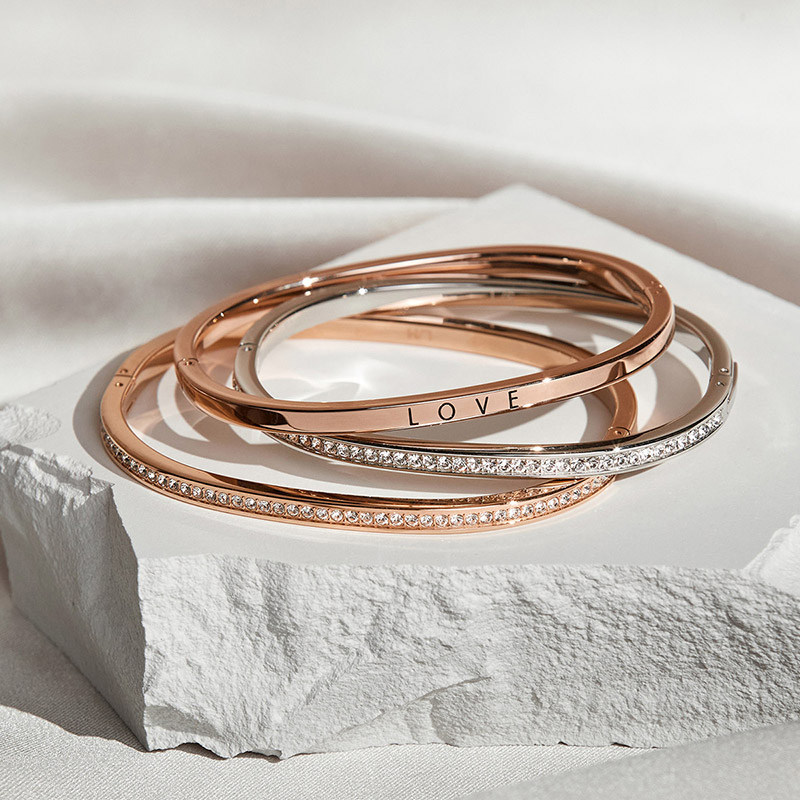 官方授权ck护刻系列手镯男女情侣满天星时尚简约手镯