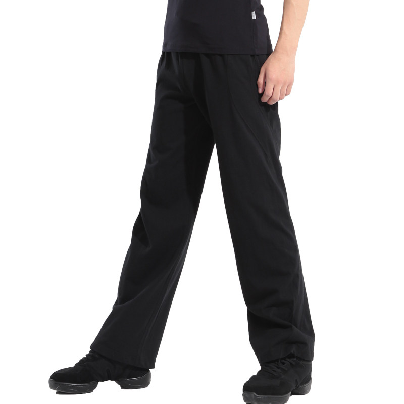 柏屋男士舞蹈练功长裤宽松运动训练裤子成人裤口健美操下装