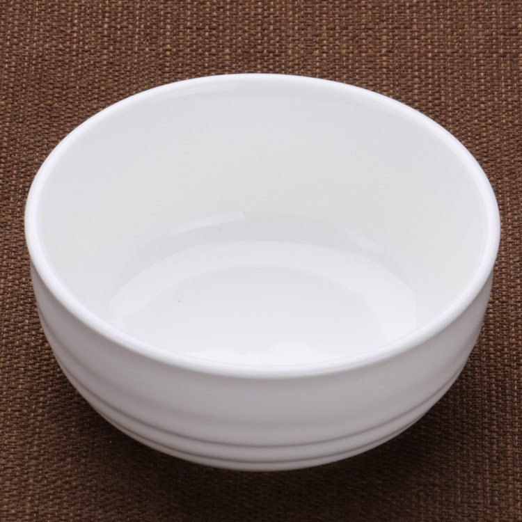 纯白色日式陶瓷碗泡面碗汤碗沙拉碗大碗创意甜品碗厚实面碗汤粉碗