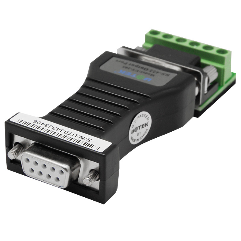 宇泰rs232转rs422接口转换器 双向转换422转232接口模块ut-205a