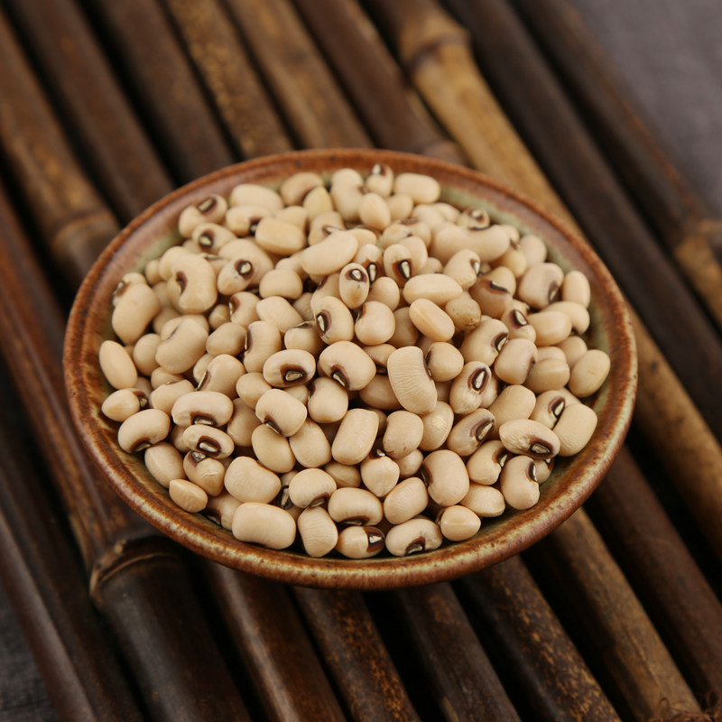 白豇豆新货农家自产 杂粮熬粥饭豆新鲜白江豆眉豆250克