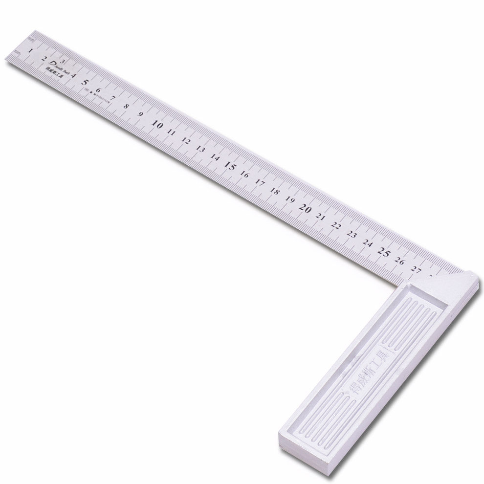 角尺得威斯不锈装修木工量尺测量钢尺铝合金拐尺角尺