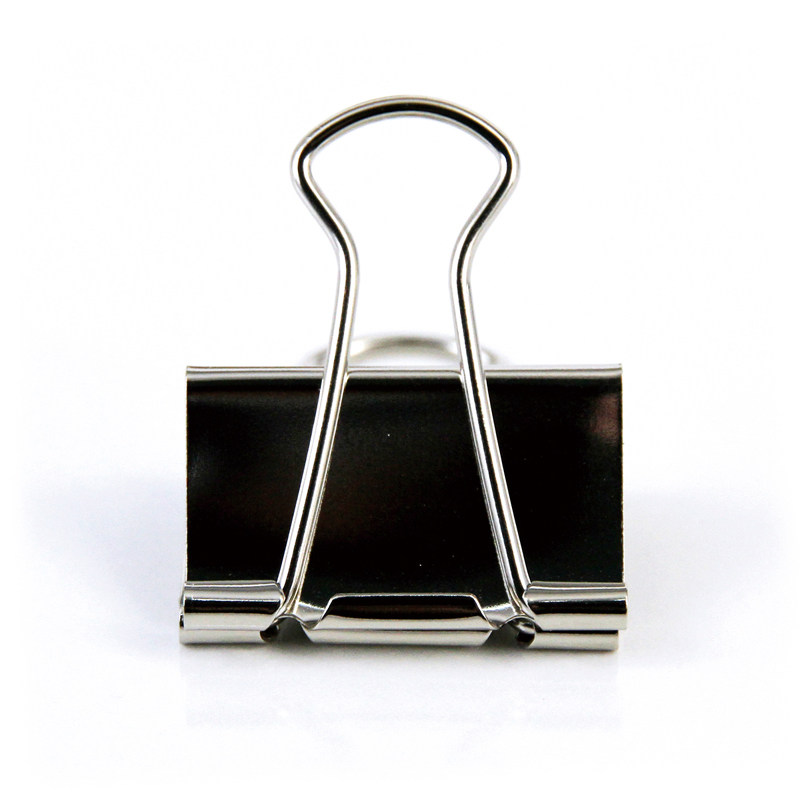 夹子票夹长尾得力强力发票票据金属夹铁照片票夹