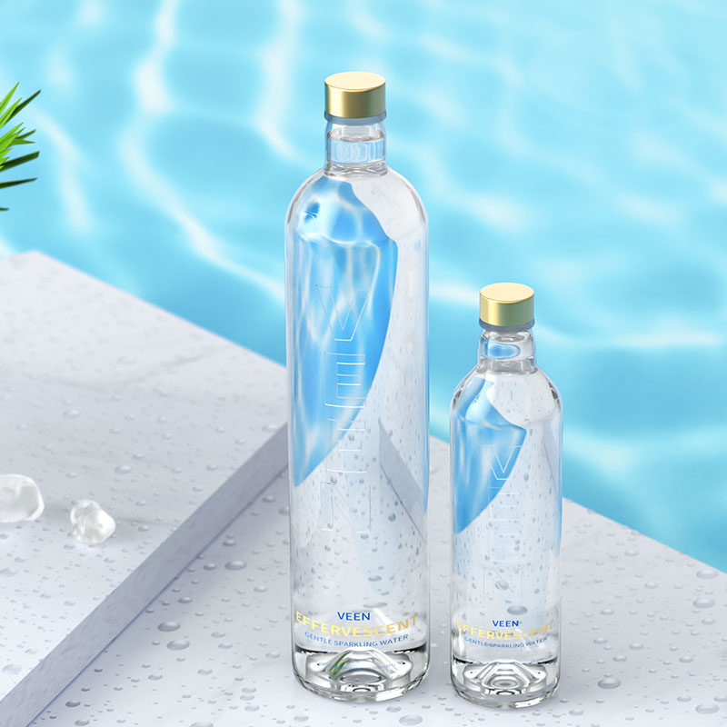 芬兰原装进口veen薇恩天然矿泉水高端玻璃瓶330ml24瓶饮用水