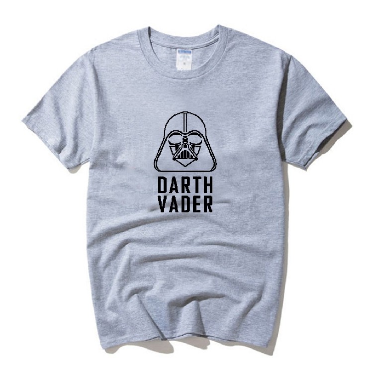 新款动漫周边starwars衣服星球大战男士短袖圆领纯棉t恤