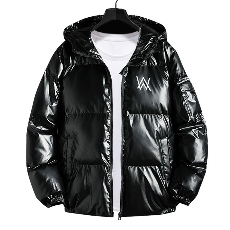 艾伦沃克fade电音dj音乐季alan walker面包服男女亮面外套棉衣服