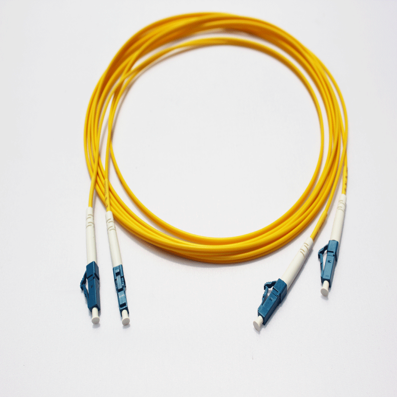 杉宏5米lc-lc小方单模单芯光纤跳线尾纤连收发器一对其它光纤设备