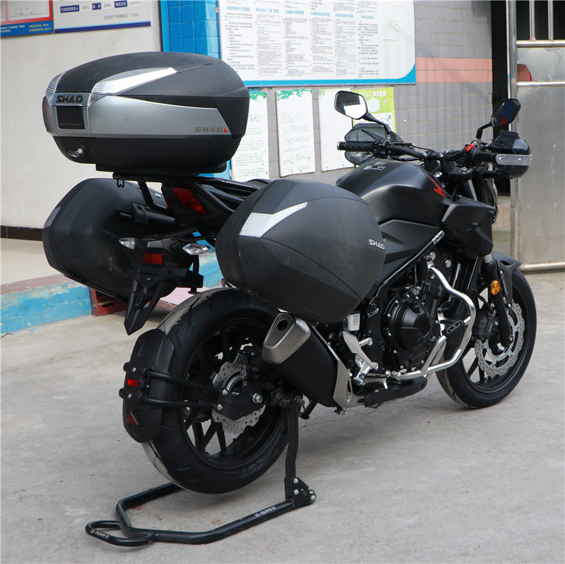 边箱适用于本田cb400f夏德cb500f改装shad侧箱置物箱摩托车尾箱