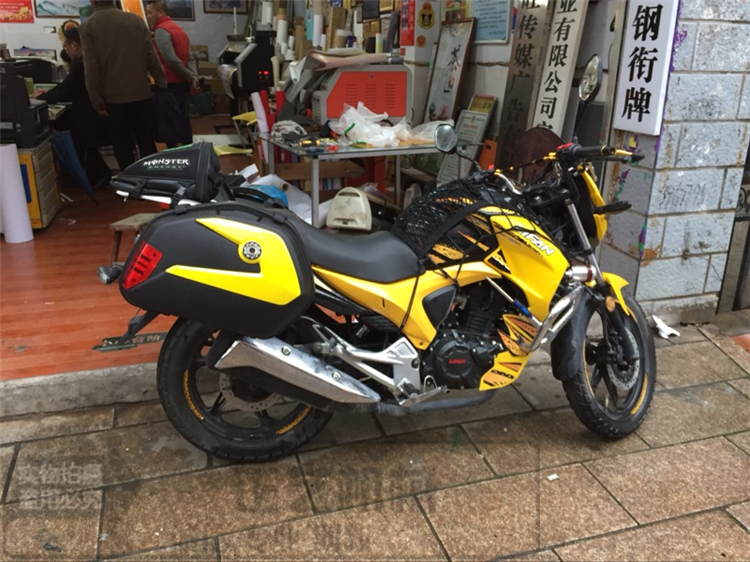 力帆kpr150kp150kps200改装万里豪v35摩托车尾箱