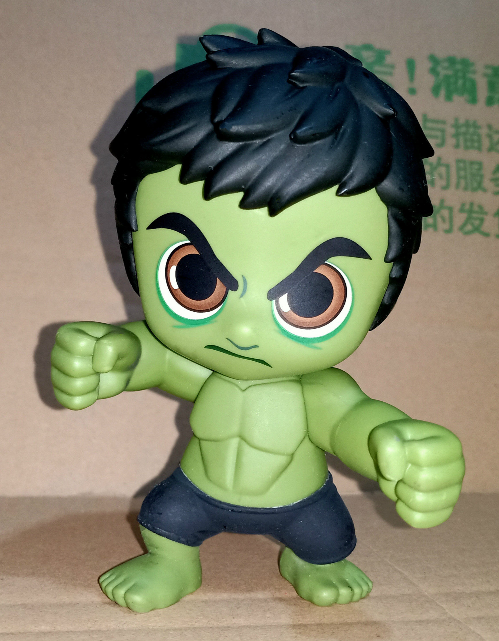 hottoyscosbaby复仇者联盟绿巨人常态散货手办包邮手办