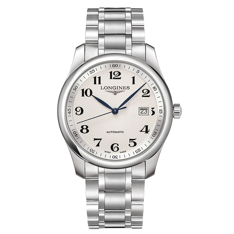 全球联保瑞士浪琴新款名匠机械男手表钢带大盘腕表L2.793.4.78.6