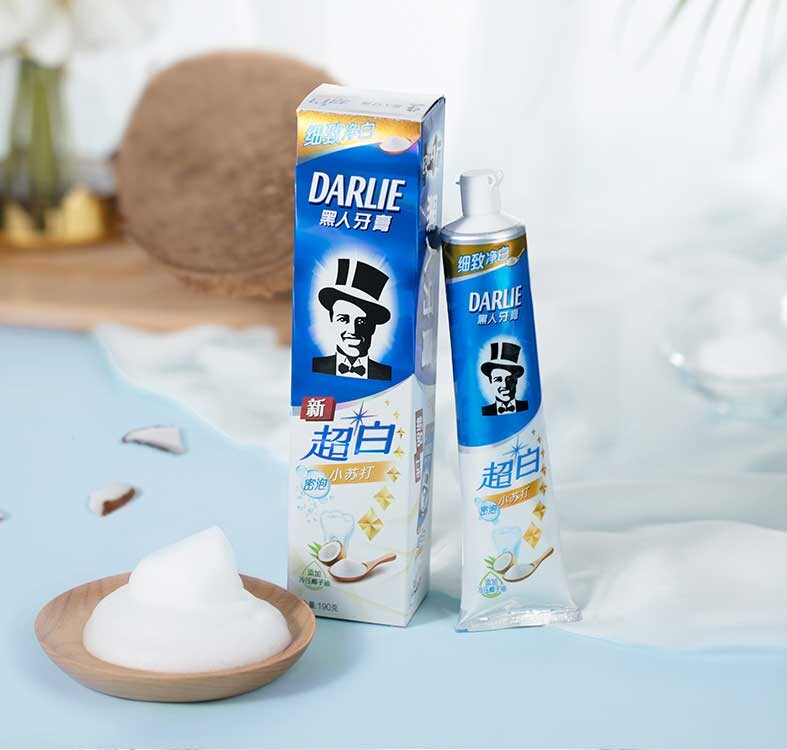 牙膏2支正品黑人小苏打洁白防蛀成人家用190克牙膏