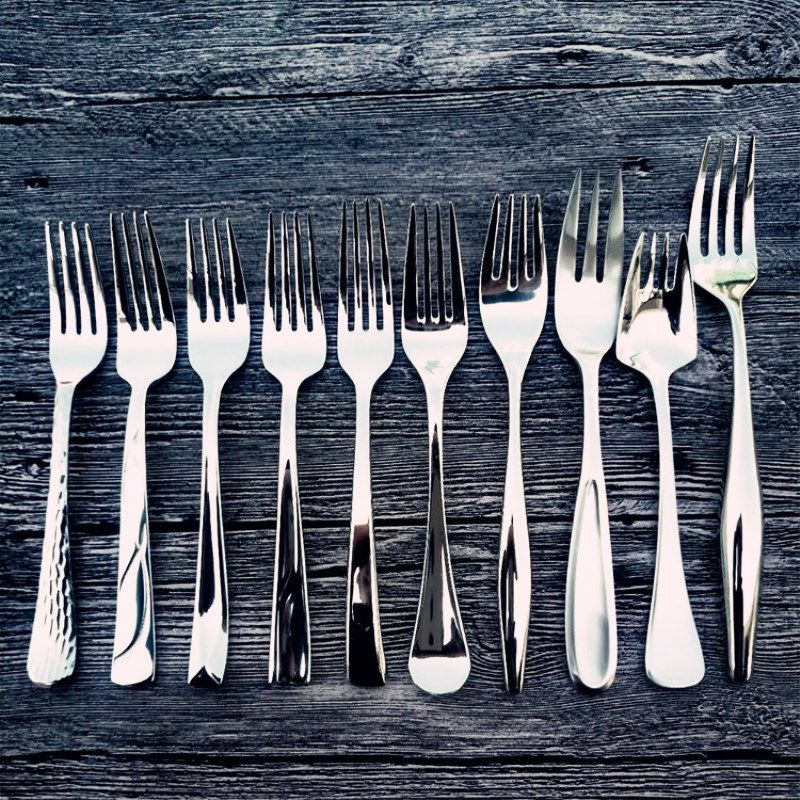 叉子出口意大利不锈钢厚重20cm各种外贸孤品西餐餐叉