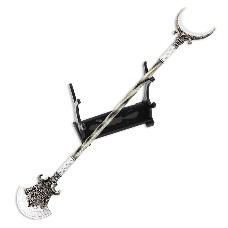 西游记周边三打白骨精沙僧月牙铲沙和尚禅杖兵器其他模型玩具