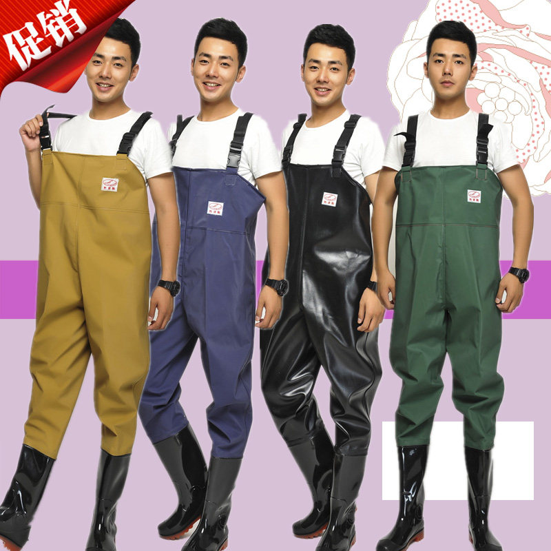 捕鱼衣服连体防水加厚全身耐磨分体下水打鱼钓鱼服