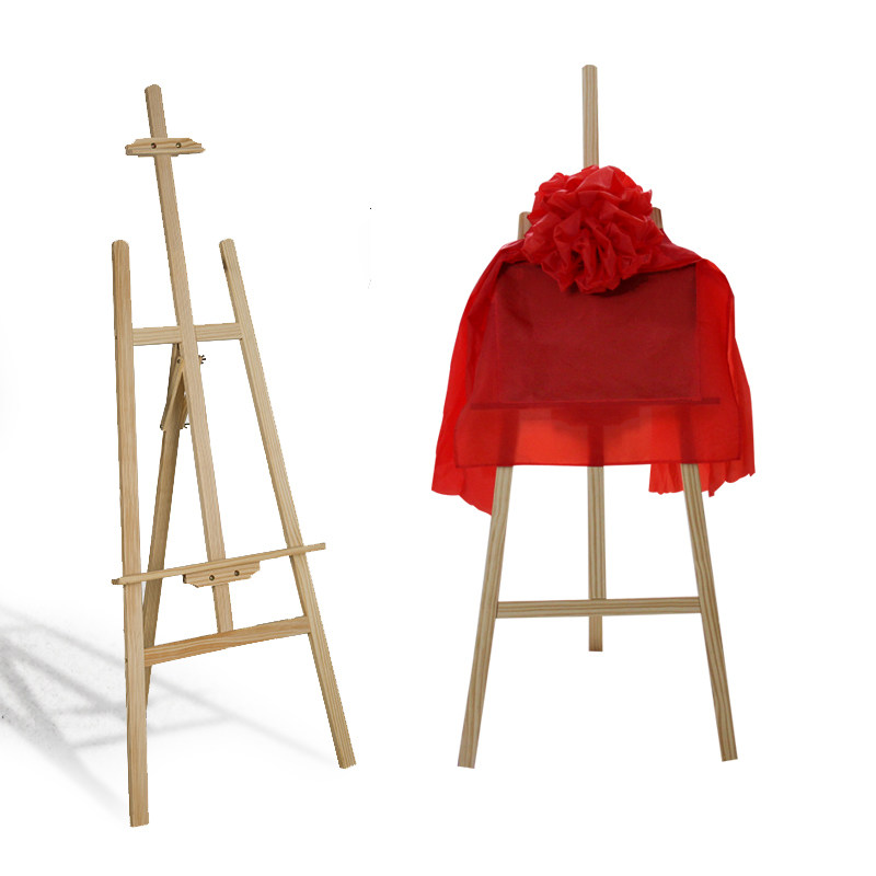 剪彩揭幕用1.5m木制揭幕架 开业仪式庆典婚礼展示架 广告海报画架